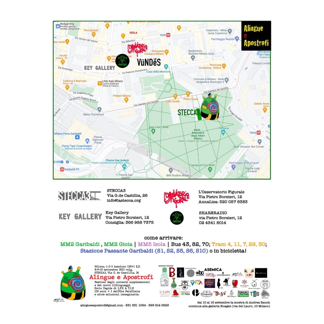 MAPPA FESTIVAL DELLA PATAFISICA